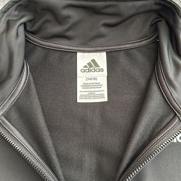 Adidas Color Block Tricot Jacket Boys Size Large 14/16 NWT - Picture 4 of 6